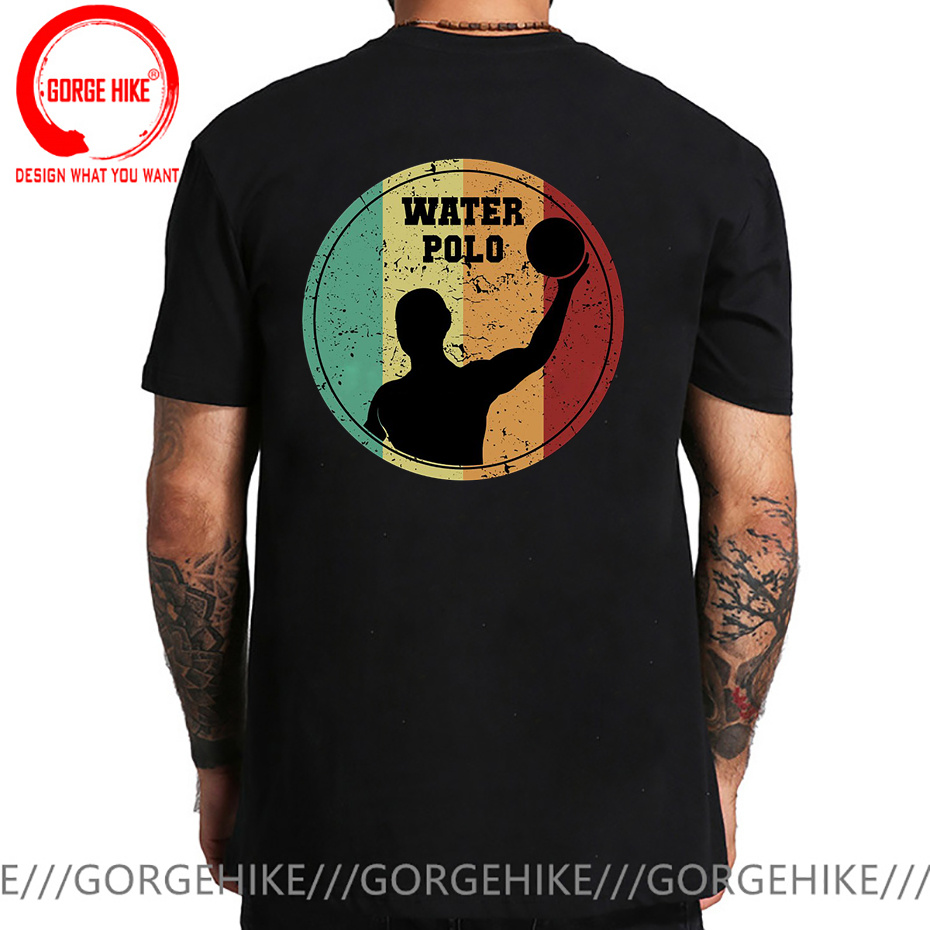 Funny Retro Water Polo Vintage Waterpolo T Shirts Man Summer Sports Game Team Goal Player Streetwear Birthday Gifts T-shirt Men. 