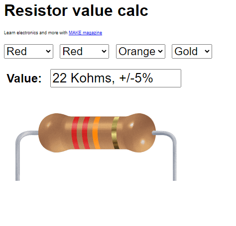 22k ohm 2 watt Two watt Resistor ±5% 22kΩ 22 Kohms 22000 ohms Metal Oxid Film Resistance. 