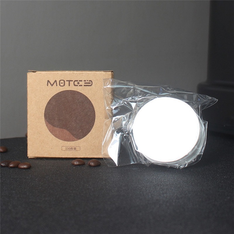 NAMUNY MOTCE Coffee Paper Filter for Espresso Coffee Maker 400 Pcs Unbleached Espresso Filter Screen Portafilter Paper 58mm. 