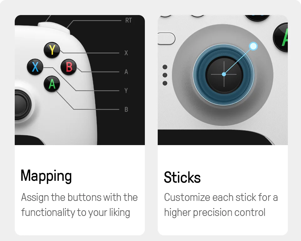 8BitDo - New Ultimate 2.4G Wireless, Hall Effect Joystick Update, Gaming Controller for PC, Windows Steam Deck, Android & iPhone. 