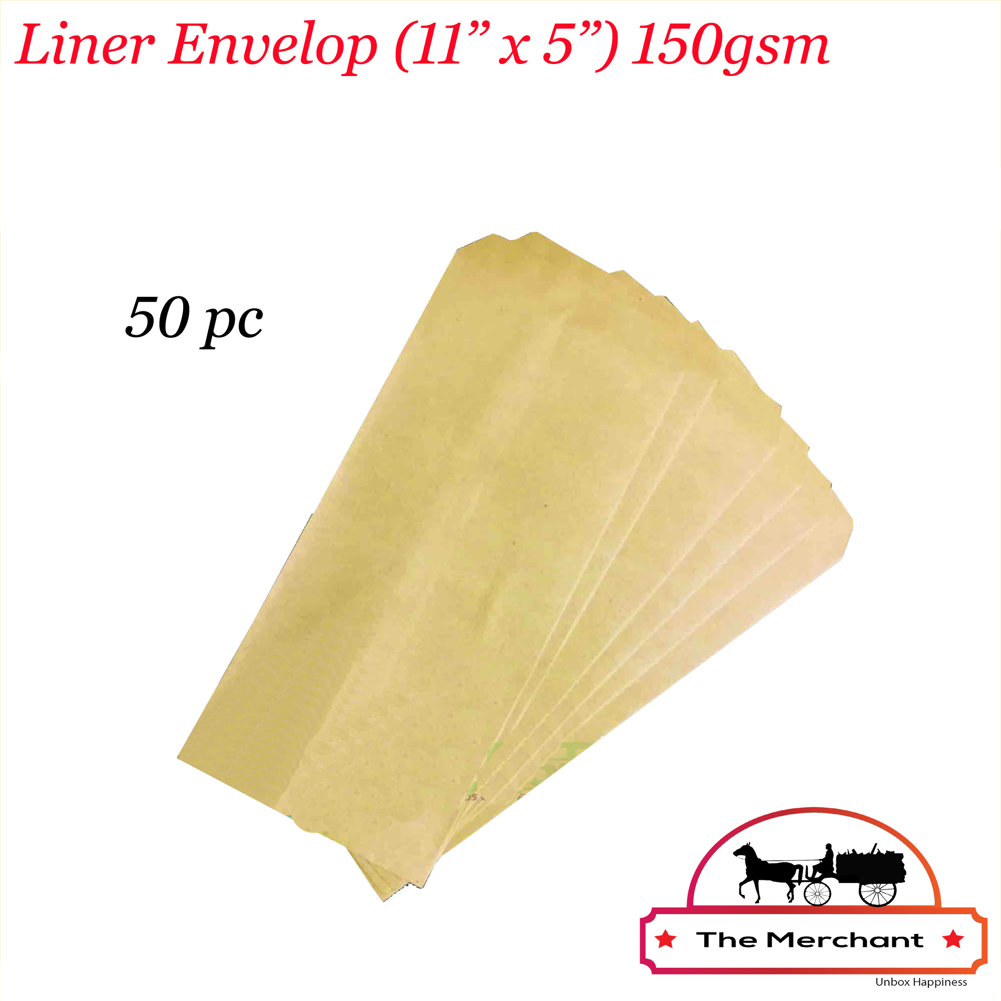 Liner Envelope 11 X 5 50 Pcs 150gsm Paper Brown Buy Online At Best Prices In Bangladesh Daraz Com