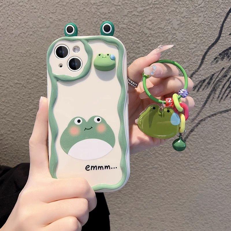 3D Ugly Frog Eyes Phone Cases for Xiaomi Redmi Note 13 Pro 12 8 11 10 9 12 Pro Plus 12S 13C 12C 10C 9C 9A A2 A3 Wavy Case Cover. 