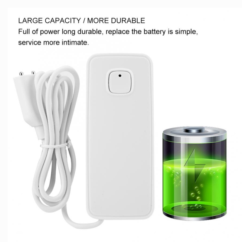 Tuya Smart Life Water Leakage Alarm Independent Wifi Leak Sensor Detector Flood Alert Overflow Home Security Automation System. 