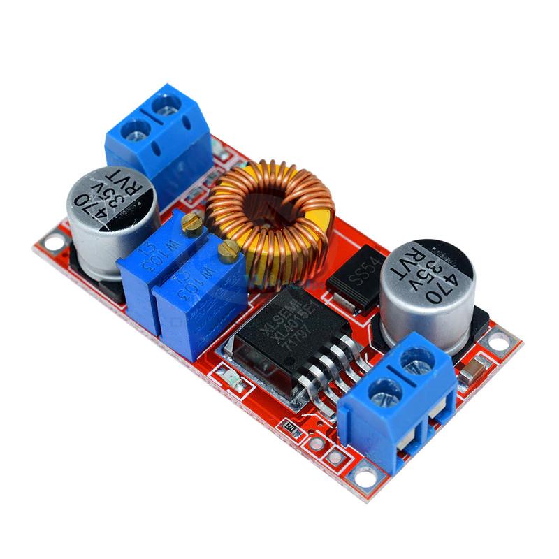 Xl4015 Cc/Cv 5 Amp Dc To Dc Adjustable Step Down Buck Converter Module Use Lithium Battery Charging (5-32V To 0.8-30V) - Solar Panel. 