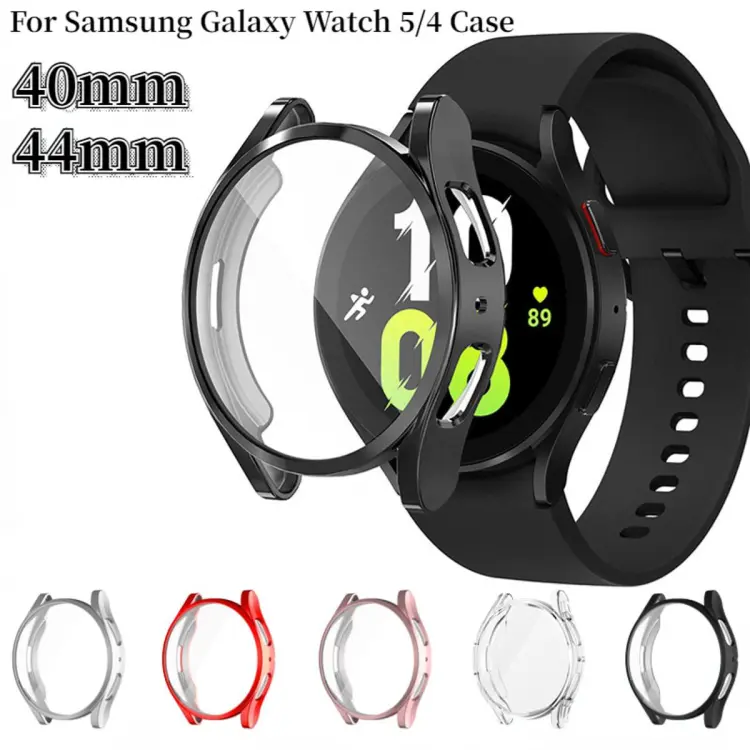 Samsung Galaxy Watch 5/4 Screen Protector Case Full Coverage Galaxy  Watch Case 40mm 44mm Soft Silicone cover for Galaxy Watch 5/4/3/2 40/44mm