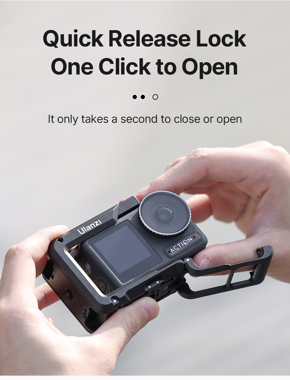 Ulanzi DJI OSMO ACTION Full Protective Frame Case Quick