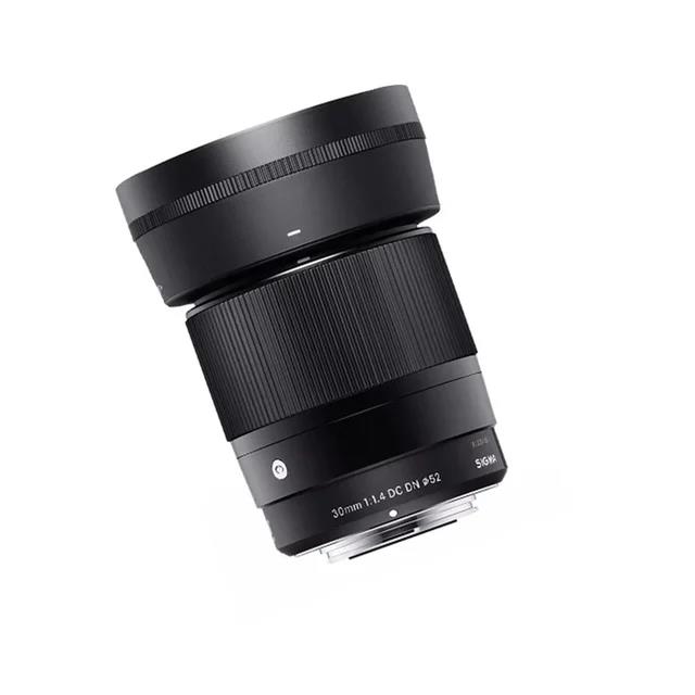Sigma 30MM F1.4 DC DN Wide Angle Fixed Focus Portrait Lens Mirrorless Camera Lens for SONY ZVE10 A6400 E Mount. 