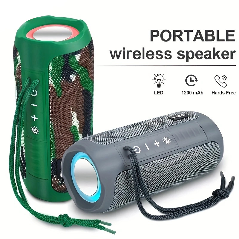 TG227 Waterpro With Lamp Outdoor Portable Upright Wireless Compatible Speaker Music Player Support USB/ TF/ FM Radio Music Party. 