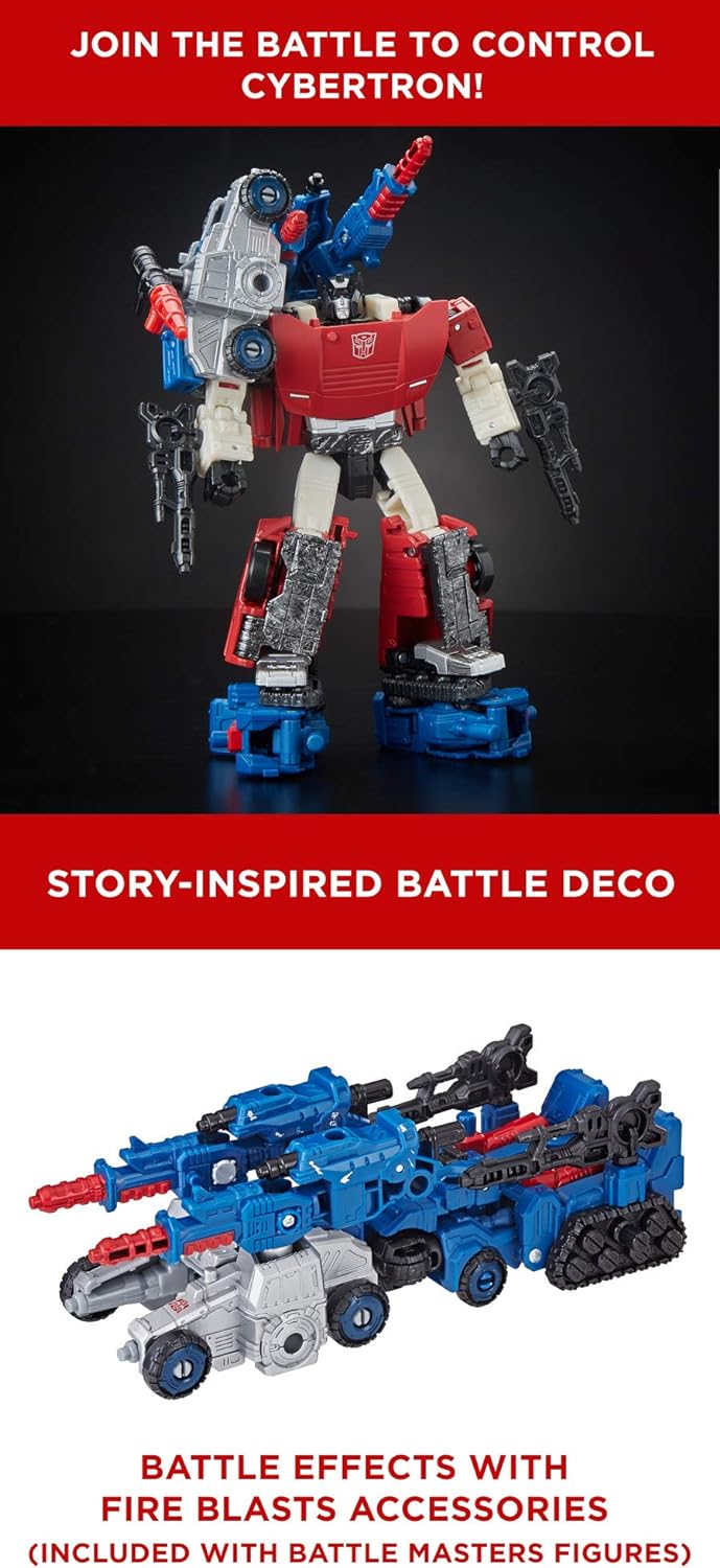 Transformers Siege War for Cybertron WFC-S8 Cog WFC-S8 Weaponizer Action Figure. 