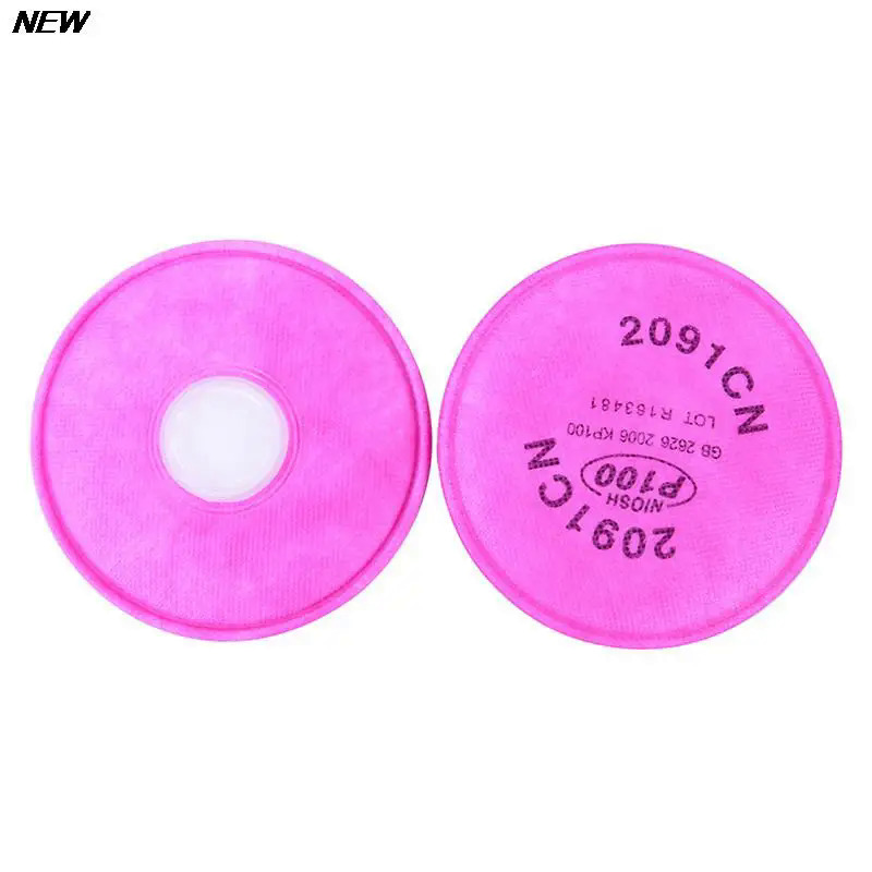 2PCS 2097/2091 Particulate Filter P100 For 3M 6200/6800/7502 Painting Spray Industry Mask Respirator PM2.5 Filter Pads. 