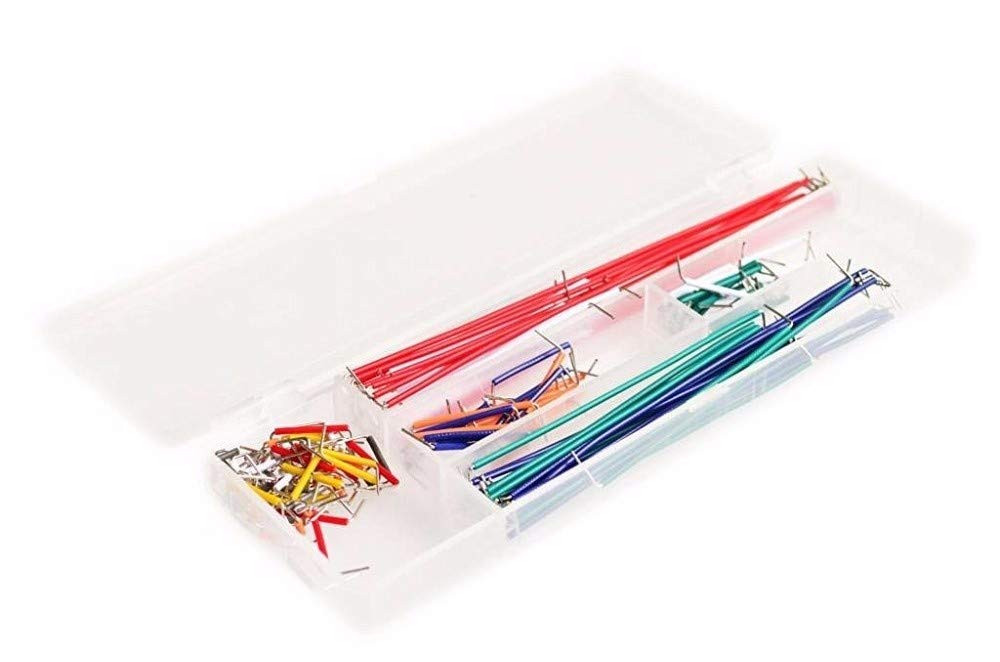 140 pcs U Shape Solderless Breadboard Jumper Cable Wire Kit for Arduino. 