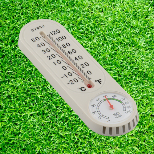 Analog Thermometer Hygrometer Wall-mounted Temperature Humidity Meter. 