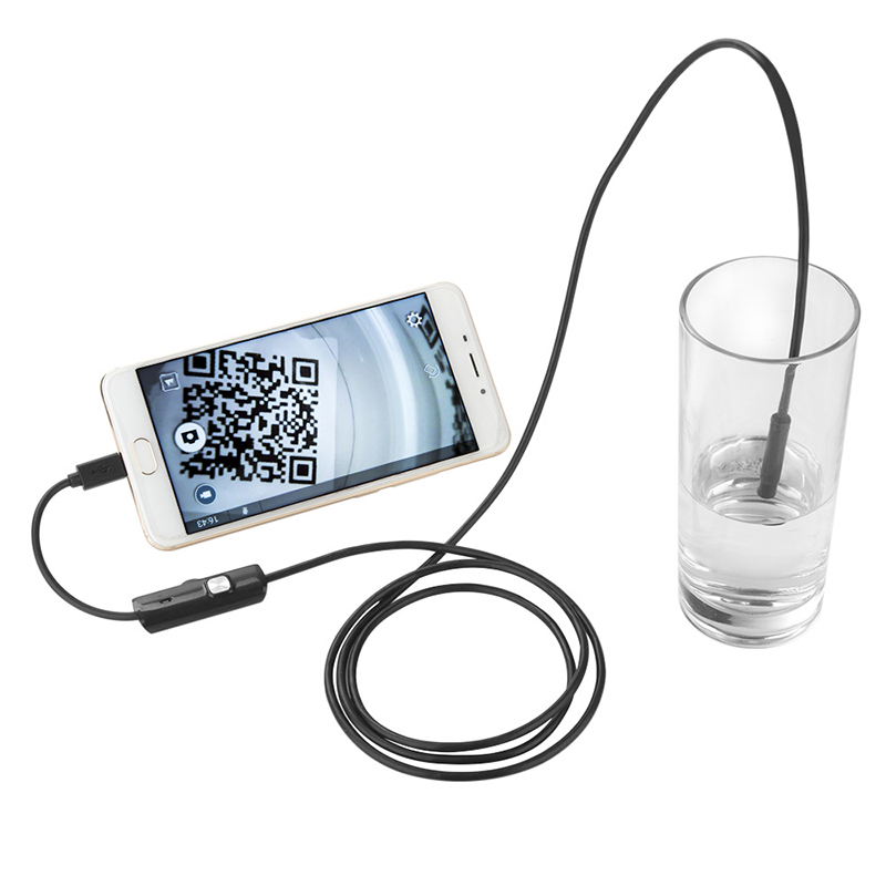 Mini Endoscope Camera 7mm/5.5mm USB Camera for Android Inspection Borescope. 