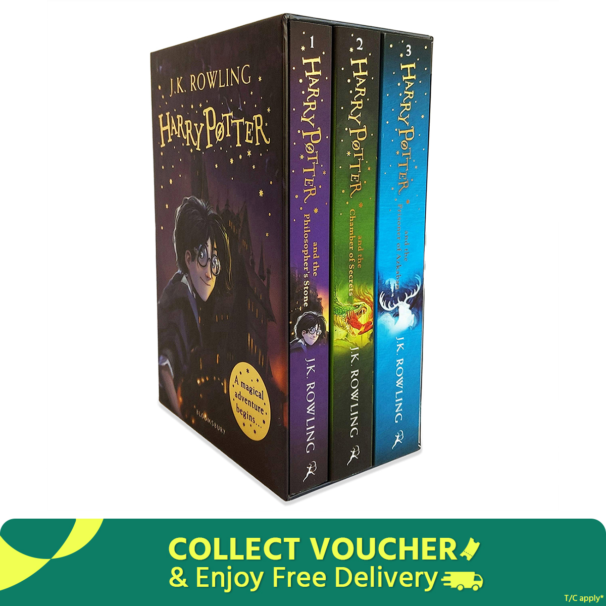 Harry Potter 1-3 Set Without Box-Bangladeshi Print