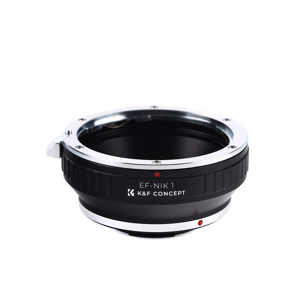 K F Concept for EOS-Nikon1 Lens Mount Adapter for Canon EOS EF EFS Lenses to Nikon 1 Mirrorless Camera Body for Nikon 1 J1 J2 J3. 