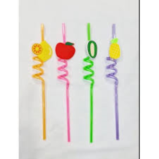 Juice straw for drinking juice with dear once. 
