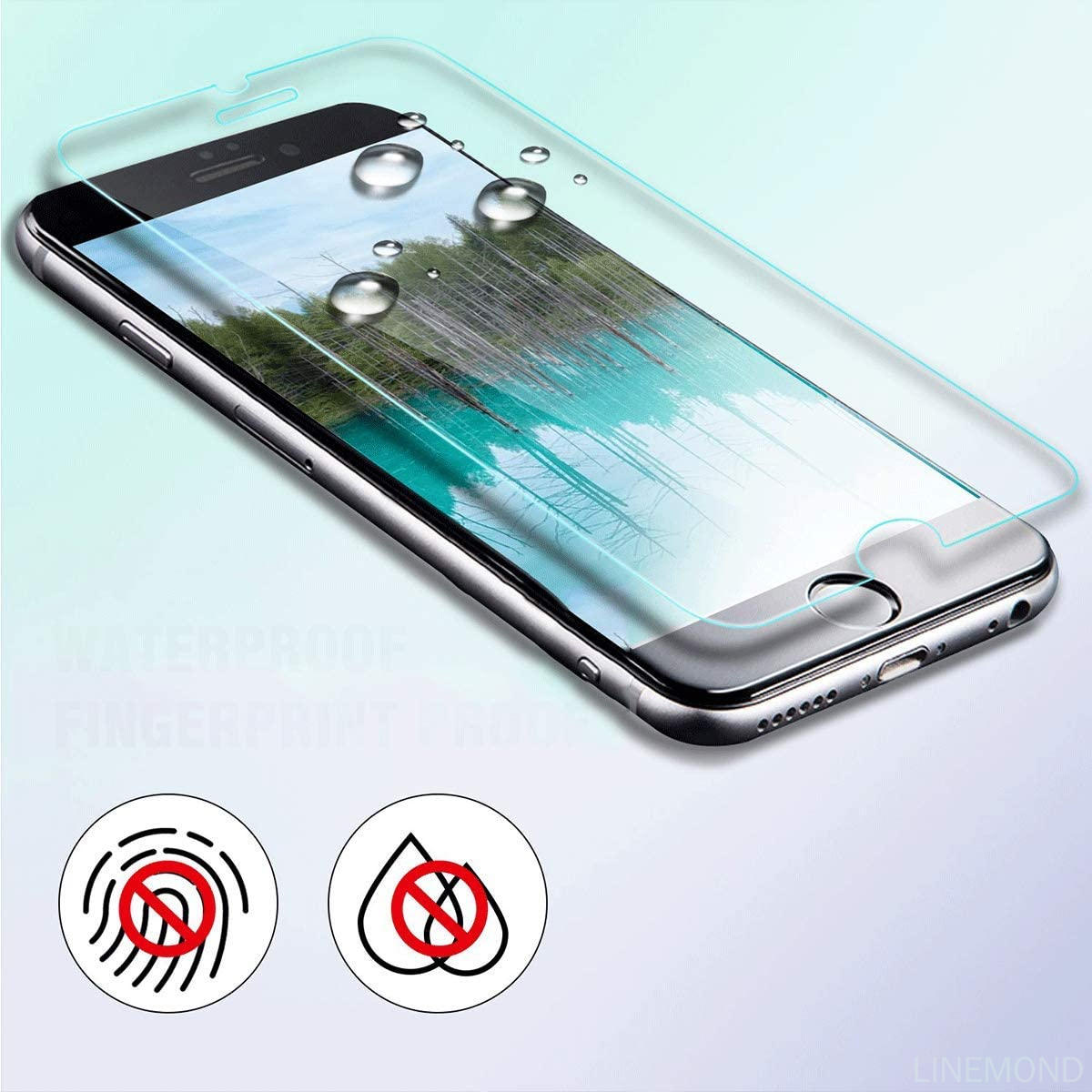 [2-Pack] for Nokia 7.3 Plus Tempered Glass Screen Protector, 9H Hardness Anti-Scratch Anti-Fingerprint Anti-Bubble Compatible Full Coverage Clear Film for Nokia 7.3 Plus (6,4#34;). 