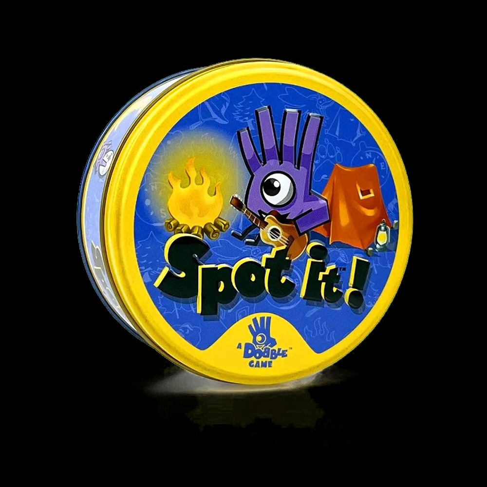 Spot It Dobble Card Board Game Metal Box Disney 100th Anniversary ...