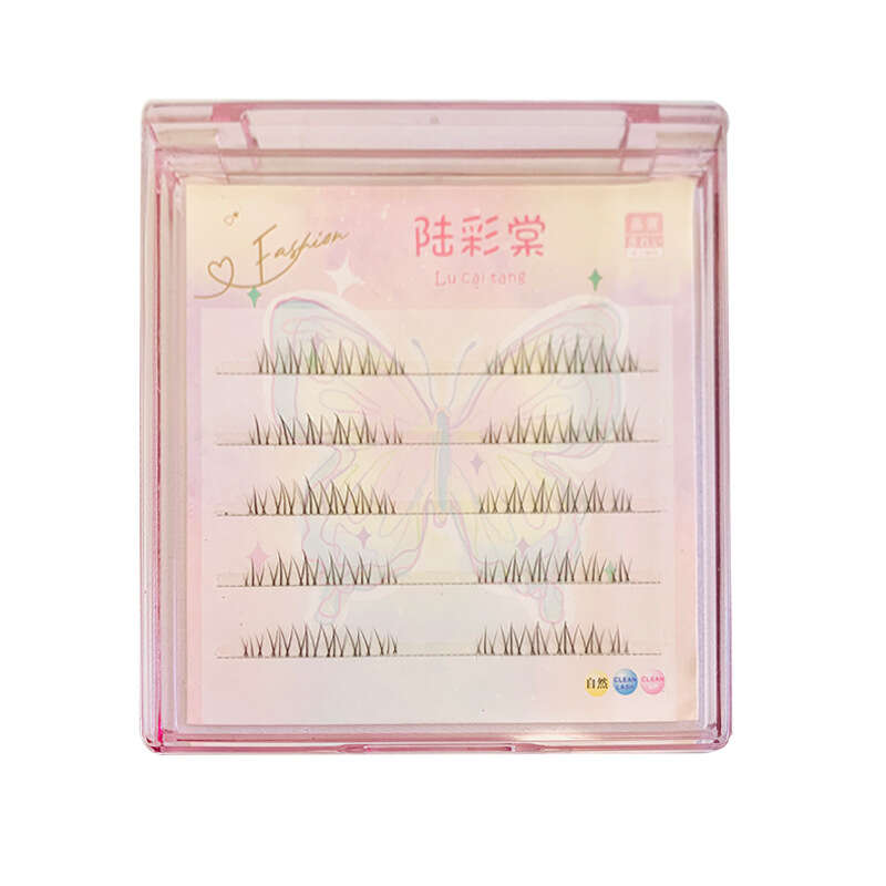 Natural simulation of under a small flame, single cluster nude makeup, daily segmented transparent meme, fairy manga, fake eyelashes. 