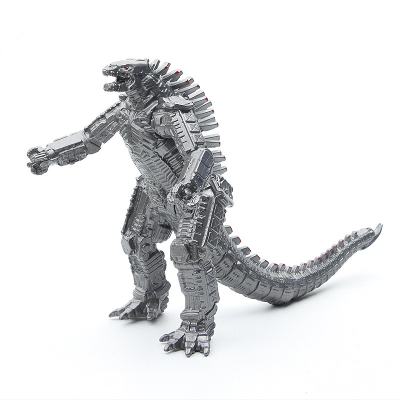 Mechanical Godzilla Anime Handmade Model Enamel Doll Monster Toy Simulation Dinosaur Quitola Ornament. 