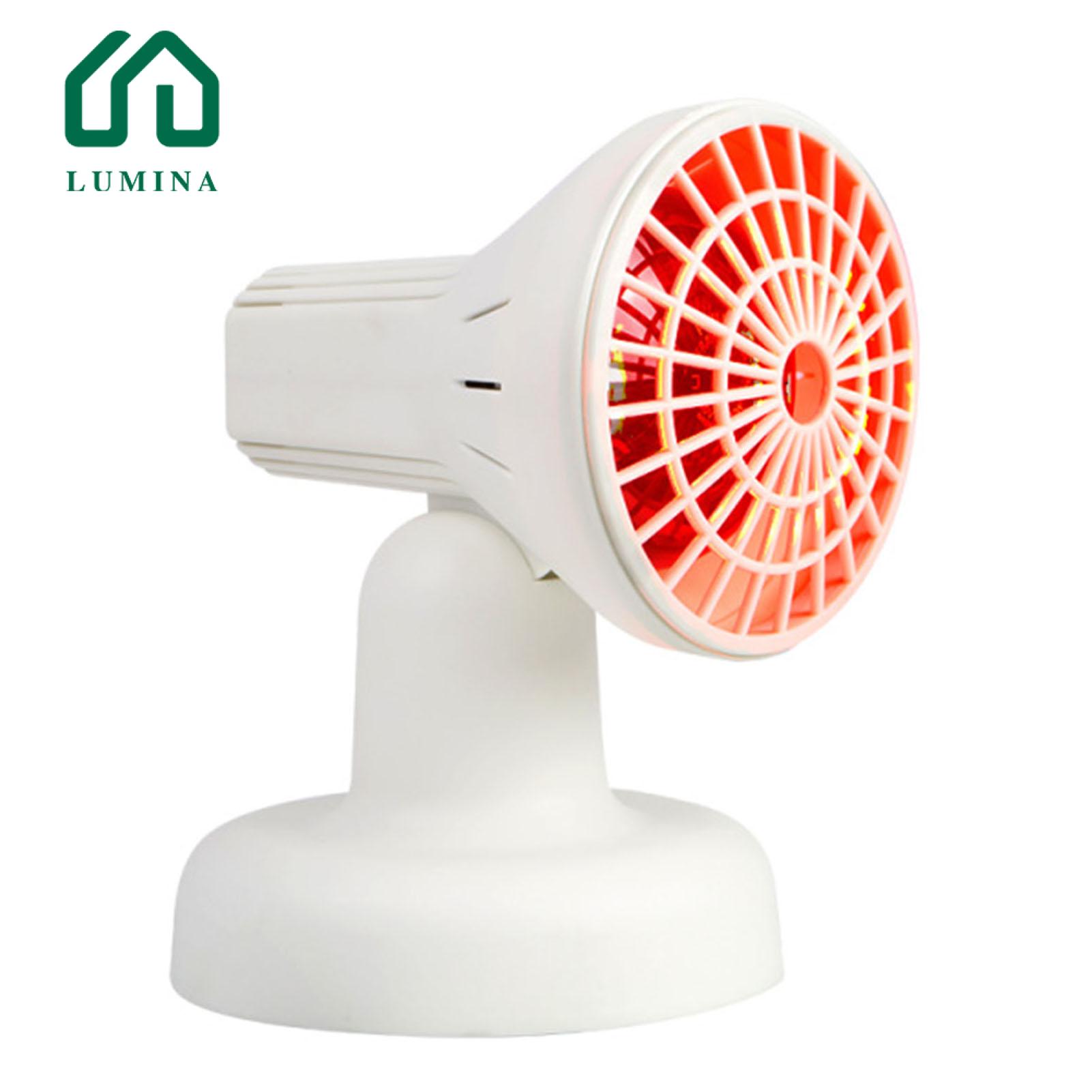 Lumina Muscle Recovery Mode Therapy Light Red Light Therapy Lamp for Home Use Adjustable Angle Infrared Phototherapy Desk Lamp with Eu Plug Improve Health Well-being with Red Therapy Light Device
