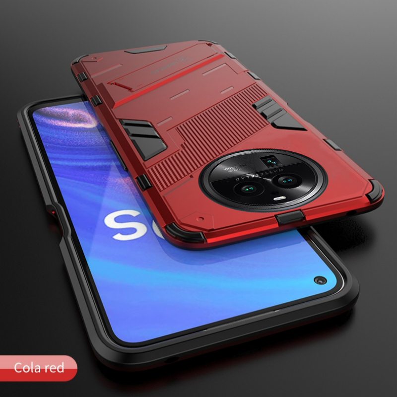 New Phone Case For OPPO Find X6 Pro Cover Hockproof Hybrid Hard Stand Advanced Sense Male For OPPO Find X6 Case