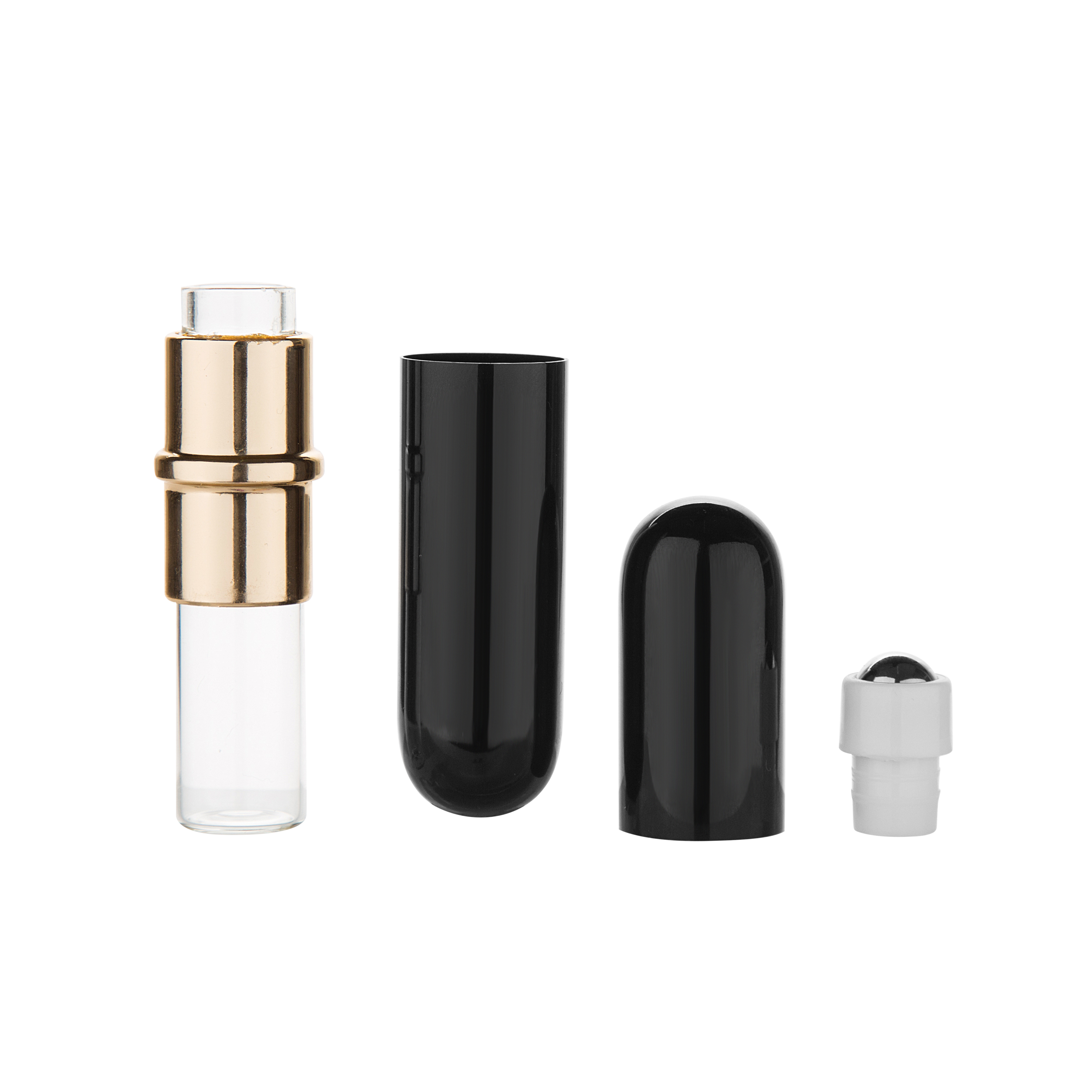 MUB New Design 5ml Mini Aluminum Roller Bottle Refillable Roll On Essential Oil Bottle With Leak proof Roller Ball