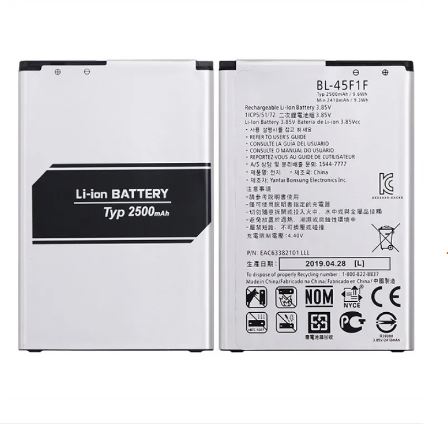 BL-45F1F Mobile Replacement Battery for LG Mobile - Aristo, Aristo 2, Fortune 2, Fortune, K4, K8, K8 2017, K8 2018, M153, M210, MS210, Rebel 2, Tribute Empire - 2410mAh. 