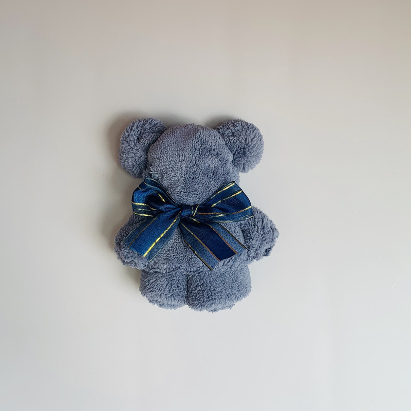 Bear towel Phnom Penh ribbon ins style wedding opening gift towel children's birthday face towel hand towels