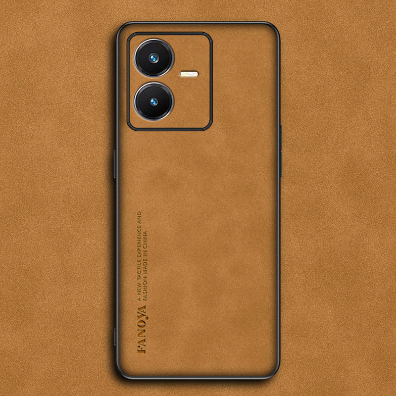DESSEN Cover A Libro Portafoglio Per VIVO Y22s - Pelle PU Con 3 Slot Carte E Supporto - Colore Blu