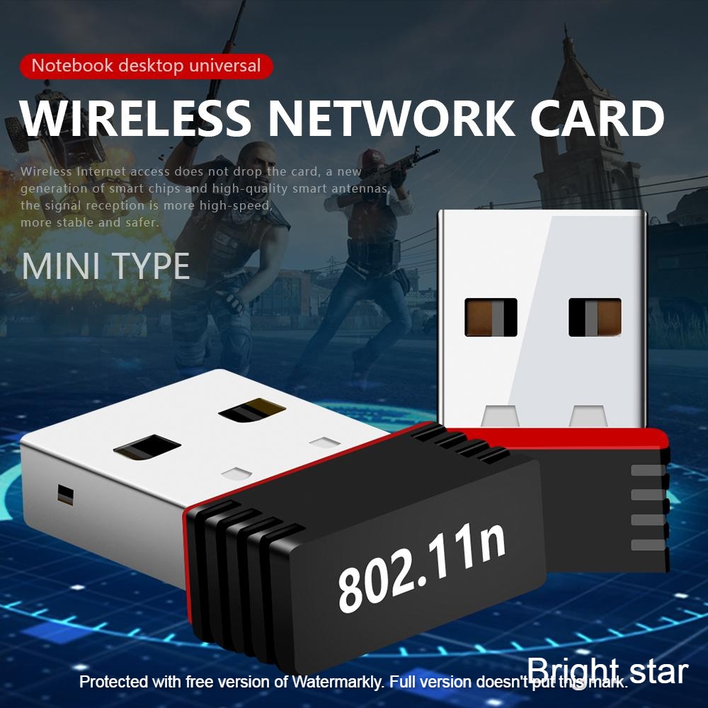 USB  Mini Wireless Wifi Adapter / Receiver / Catcher / Super Fast  Mbps / High Speed Ieee 802.11N / Internet / Dongle / Network Card / Laptop / Pc - Black. 