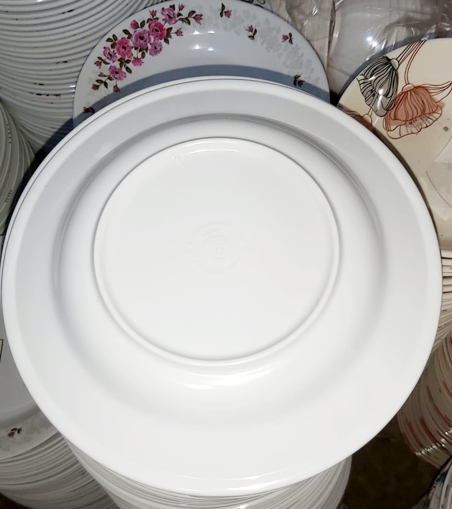 Melamine Microwave Safe Washable Dinner Plates Set - Pack Of 2- Durable And Convenient Dinnerware For Your Everyday Meals. 