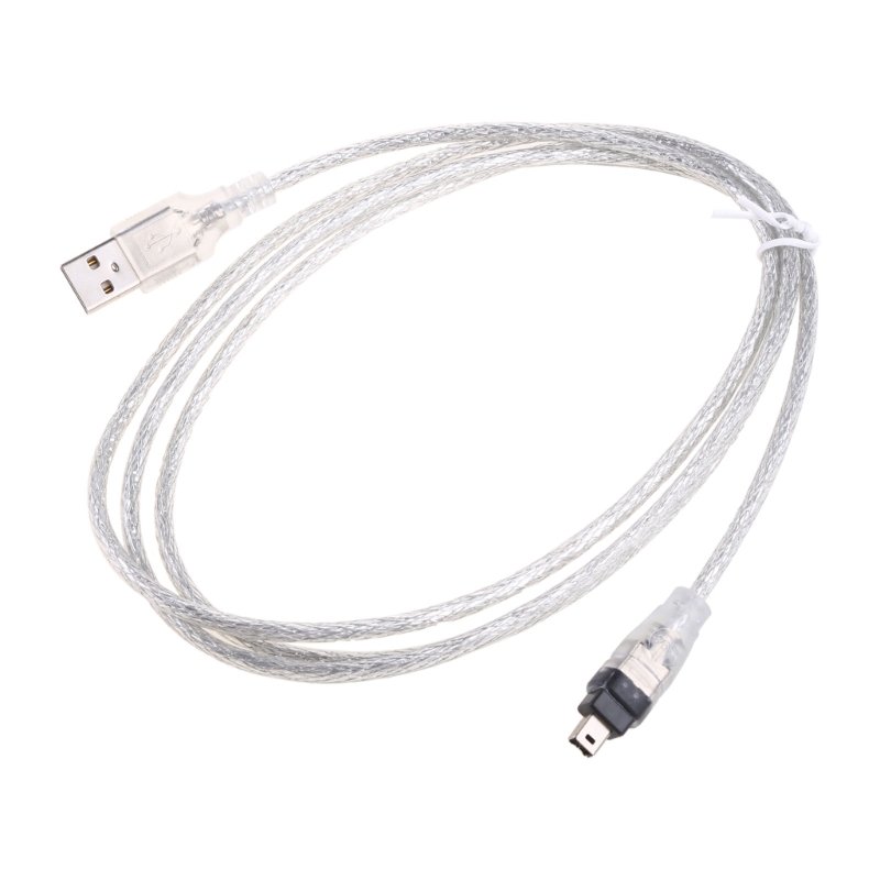 Kabel do transmisji danych USB iEEE 1394 4 Pin na USB Mini wtyczka przewód Firewire do Mini DV. 