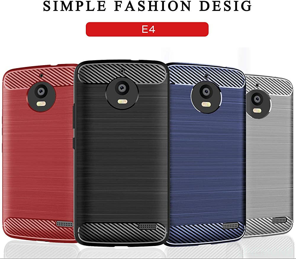 Moto E4 case, Soft Feeling Full Protective Anti-Scratchamp;Fingerprint + Scratch Resistant Fit Mobile Phone Case Cover for Moto E4. 