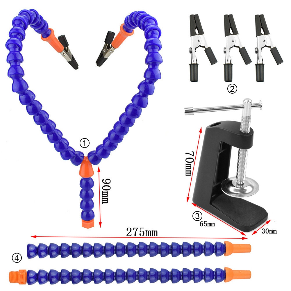 4 Pcs Flexible Arm Helping Hands Third Hand Soldering Tool PCB Holder Welding Stand for PCB Repairing Circuit Board. 