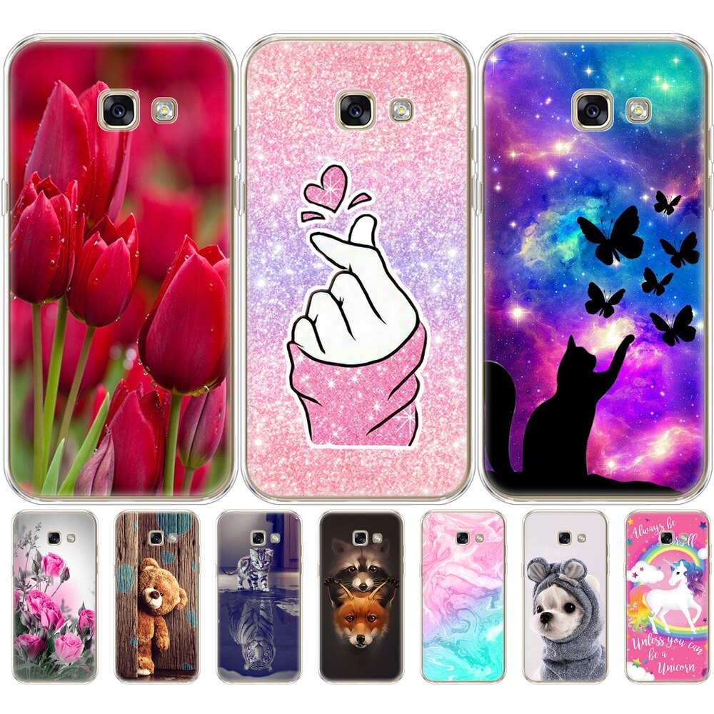 For Samsung Galaxy A3 2017 Case A320 A320F Silicon Soft TPU Back Phone Cover FOR Samsung A3 2017 Case Bumper Protective Coque. 