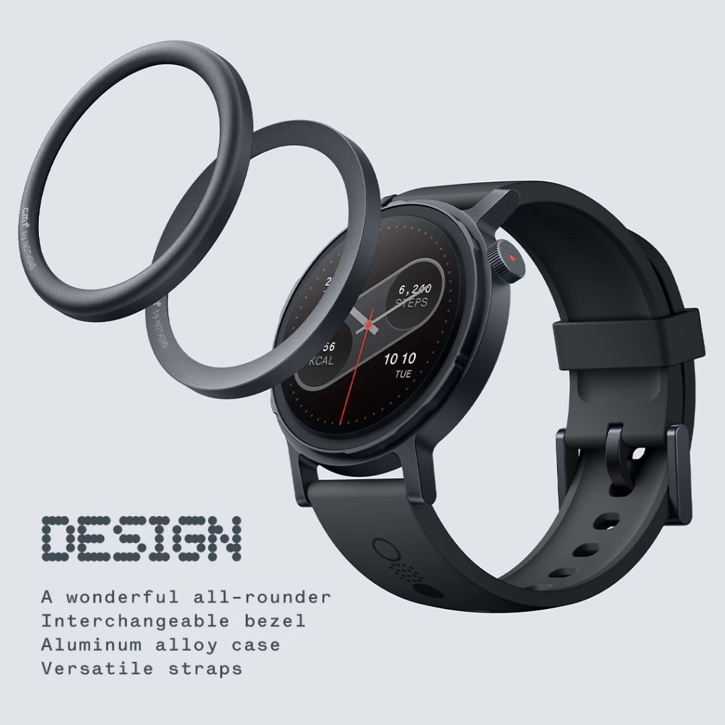 CMF Watch Pro 2 Smart Watch Bluetooth Calling Feature 100+ Watch Faces 120 Sports Mode 1.32 inch AMOLED Display Up to 11 Days Battery Backup Nothing Watch for Men and Women. 
