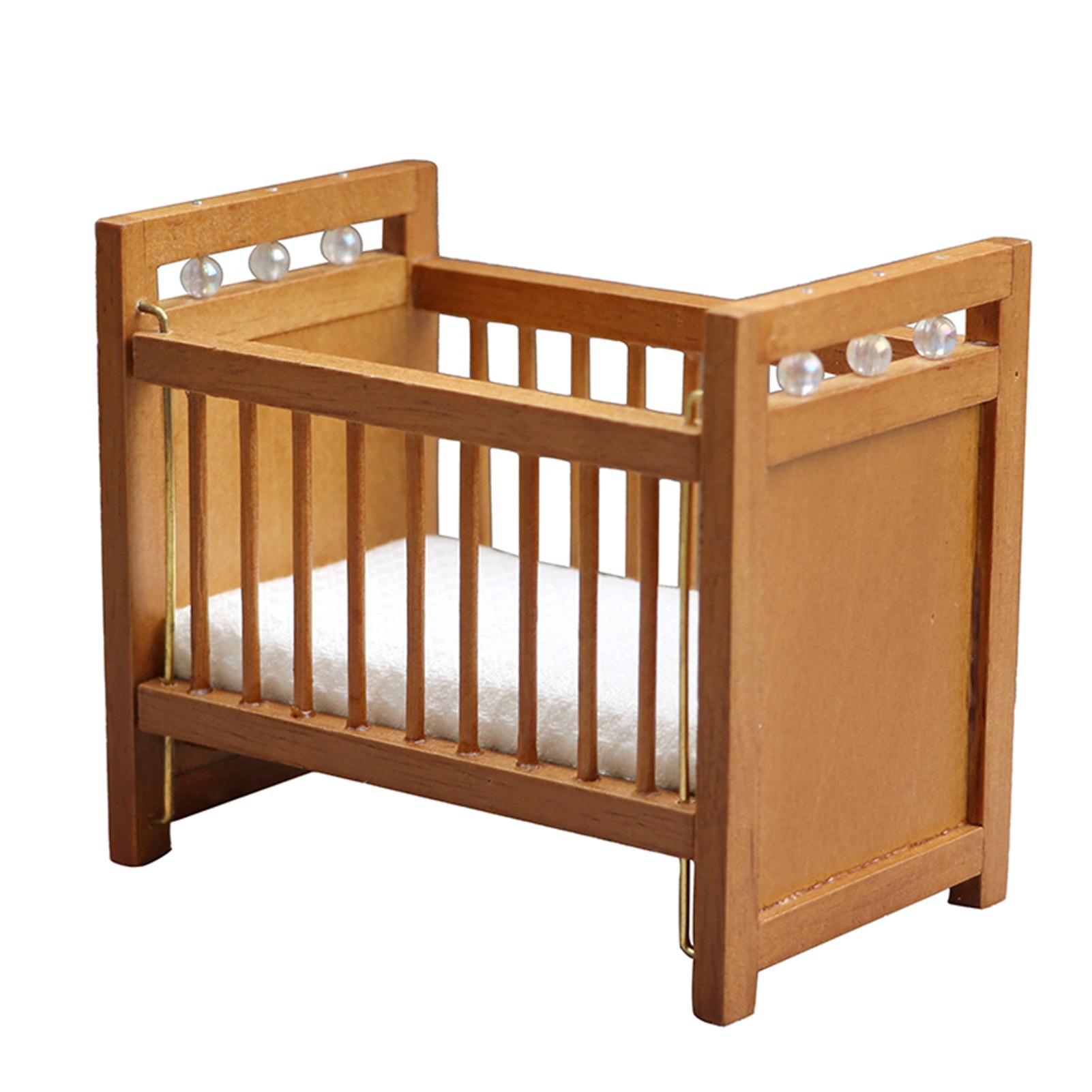 Vist Fox Mini Baby Bed Fine Craftsmanship White Mattress Mini Toy Crib Daraz .bd