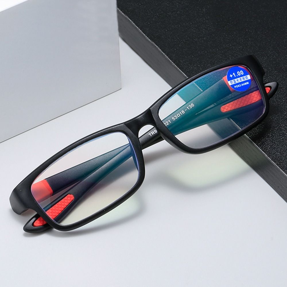 Office Simple Hyperopia Optical Eyewear Eye Protection Presbyopia Eyeglasses Reading Glasses Ultra Light Glasses Anti-Blue Light