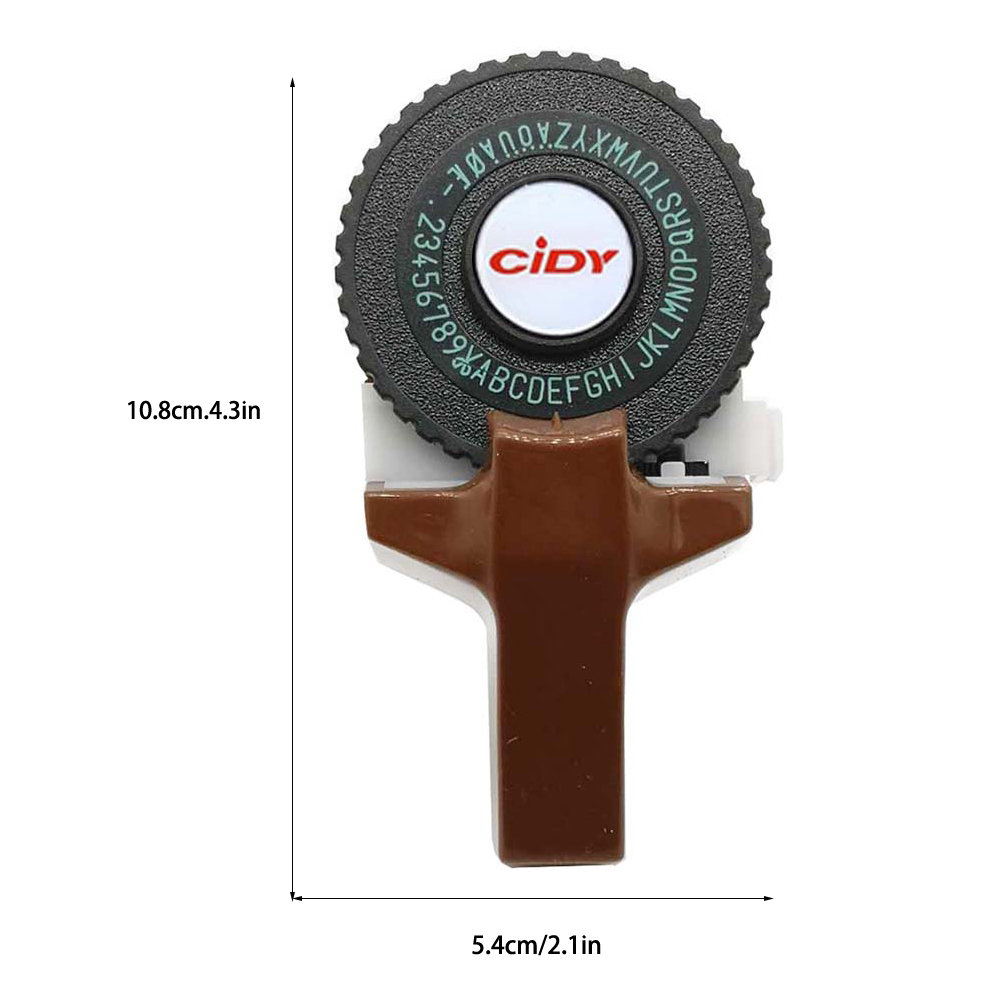 Mini Portable Manual Label Maker DIY 3D Embossing Label Writer Printer Typewriter with Plastic PVC 9mm Label Tapes Lettering Machine. 