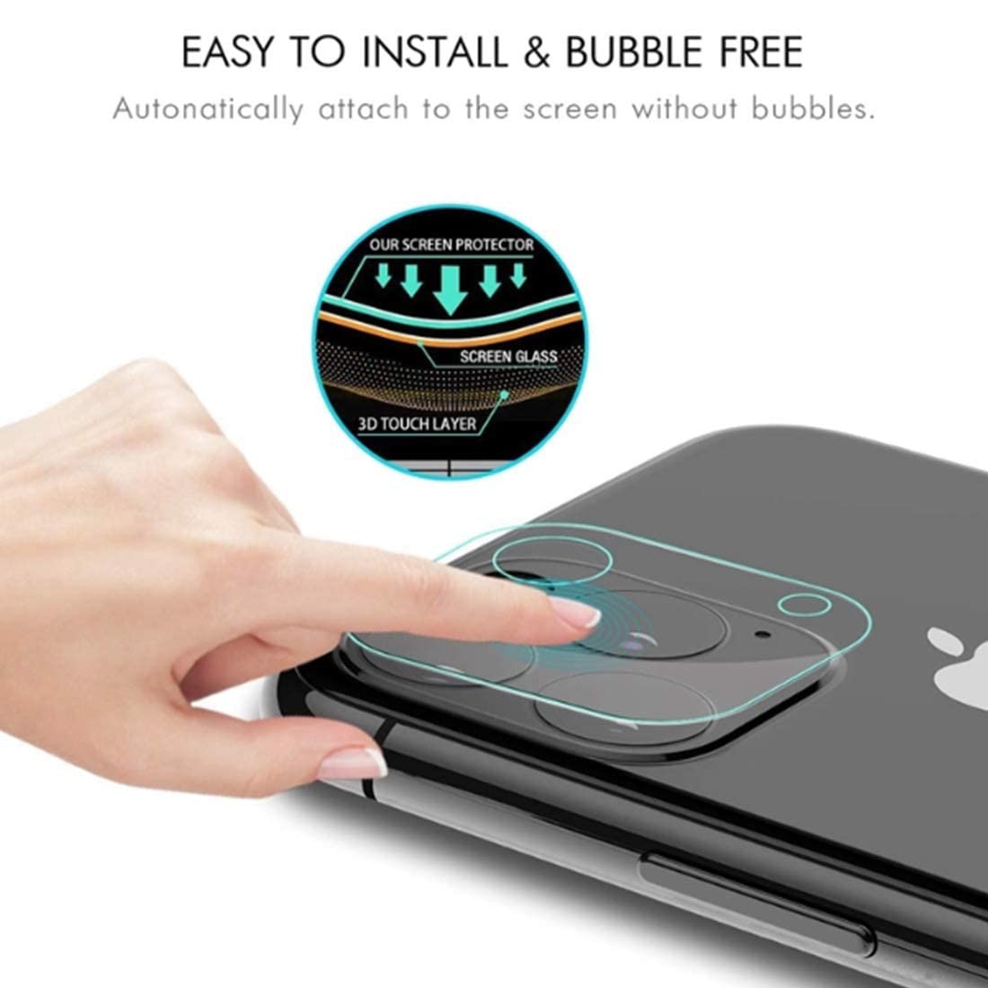 For Apple iPhone 7 Plus 5 piece Set Soft Film Camera Protector case. 