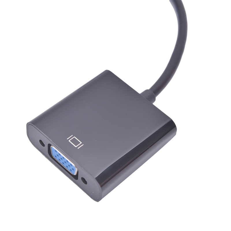 Thunderbolt Mini DP to VGA Female Port Converter Cable Video Display Adapter. 