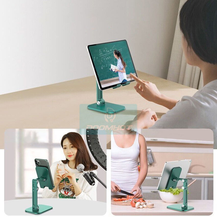 DoomHot Phone Holder Premium Universal Phone Stand Portable Adjustable Angle Folding Smart Phone Stand Dock Holder. 