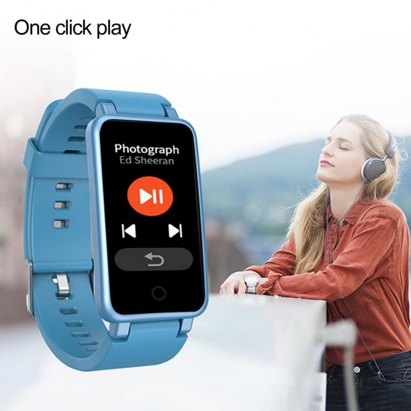 C2 PLUS Smart Watch 0.96 Oled Display Heart Waterproof Fitness Smart Bracelet T3 T4 for IOS Android. 