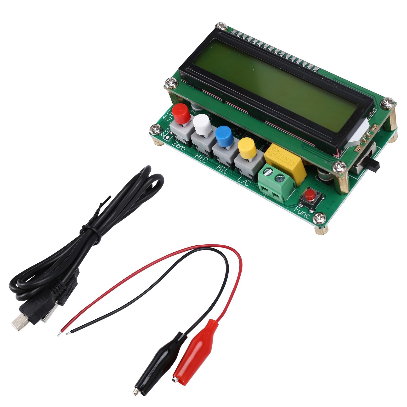 1 Set Inductance Capacitance L/C Meter Full-featured Inductance Capacitance Meter with USB Cable. 