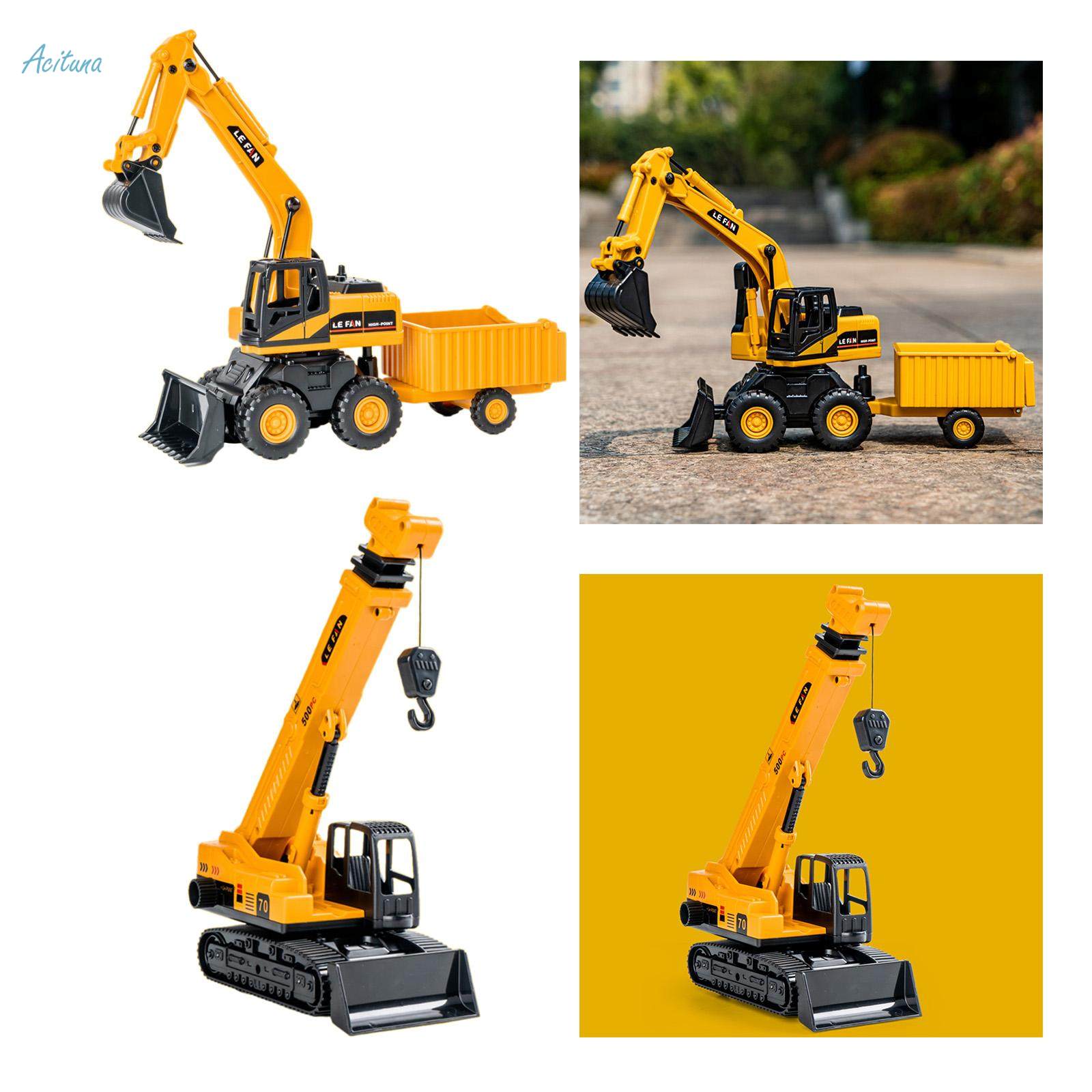 Engineering Vehicle Model Excavators Toy for Decoration Ages 3 and up. 