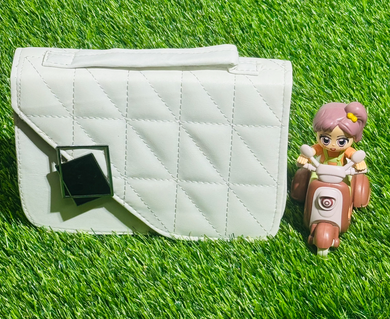 Premium Quality PU Leather Fashionable Shoulder Bag for Women (27x10x16cm)