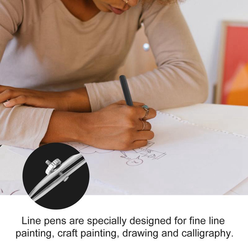 Art Ruling Pens Line,Straight Line Pen Adjustable ART Ruling Drawing Pen Tool Writing for Cartography Technical Drawing. 