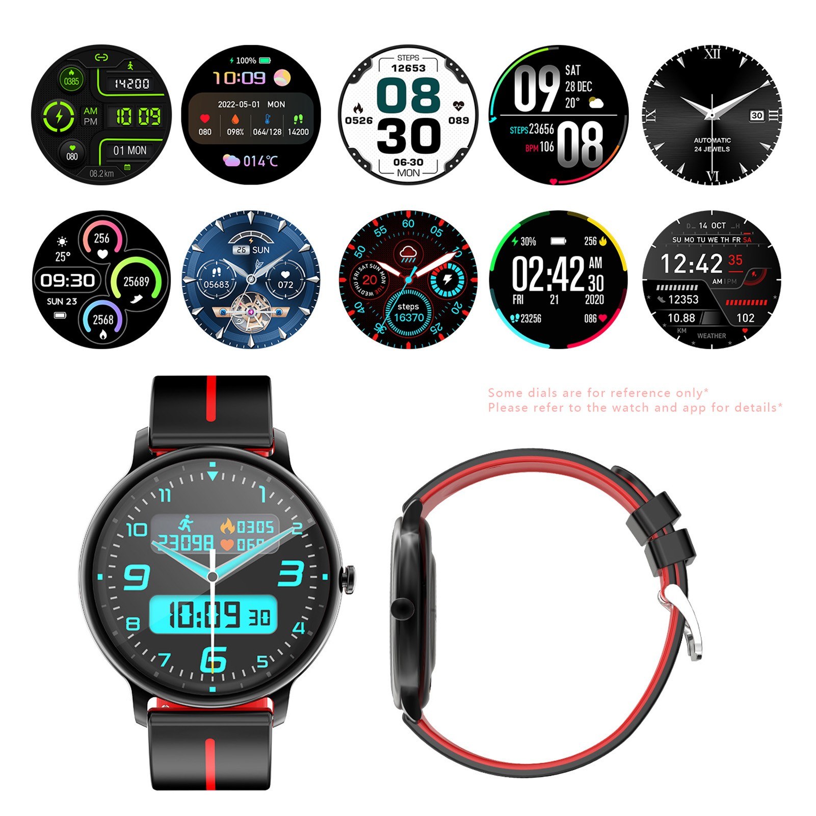 G98 Smart Watch: 1.43-inch Full Touch Screen, Health Monitoring, Exercise Records, for Android & iOS. 