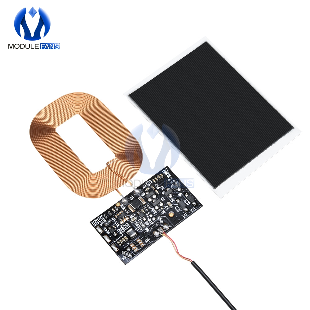DIY for Qi Standard Wireless Charging Coil Receiver Module Circuit Board DIY Coil For Phone For Battery 5V 1A Fast Quick Charger. 